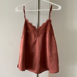 Abercrombie & Fitch silk, lace cami